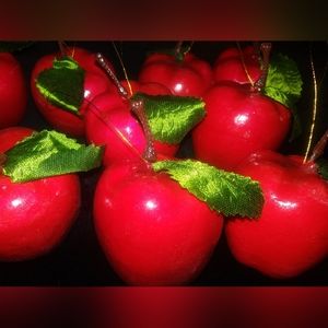 Vintage Apple Christmas Ornament